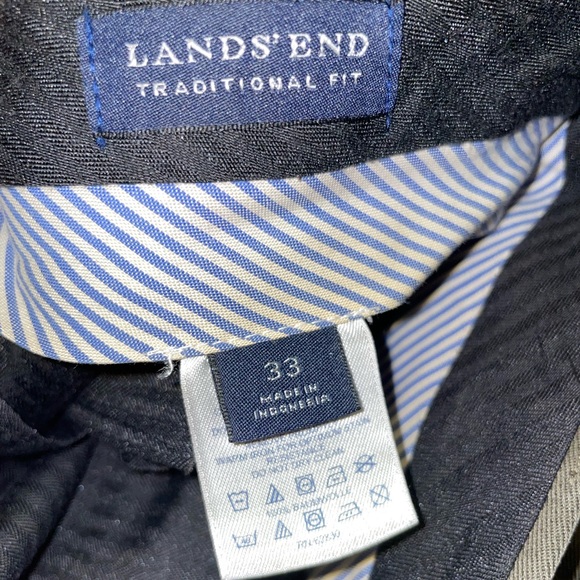 Lands’ End traditional fit polyester dress pants. Size 33 regular. - Picture 5 of 5